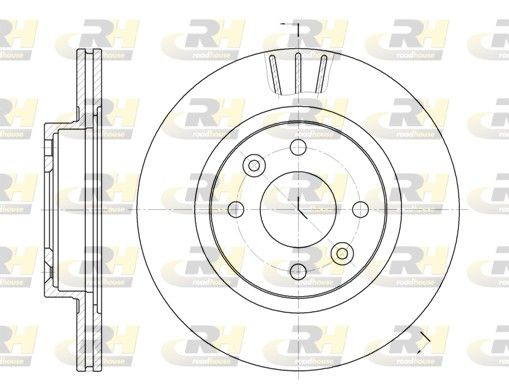 ROADHOUSE Brake disc Article number: 6204.10 cheaply