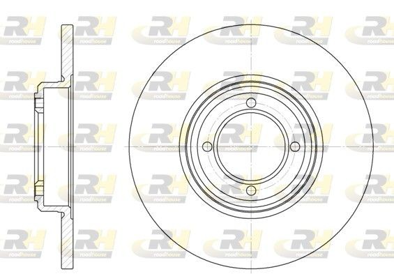 ROADHOUSE Brake disc Article number: 6261.00 cheaply