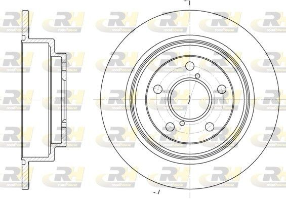 ROADHOUSE Brake disc Article number: 6398.00 cheaply