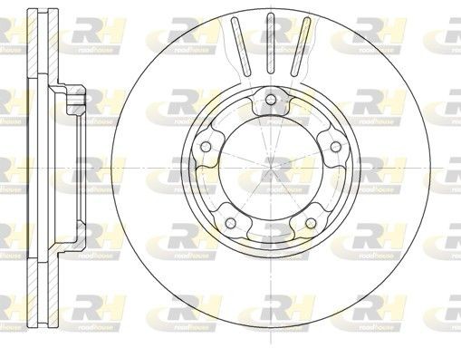 ROADHOUSE Brake disc Article number: 6405.10 cheaply