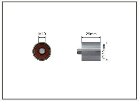 CAFFARO Timing belt deflection pulley Article number: 65-00 cheaply