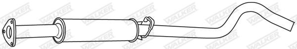 WALKER Middle silencer Article number: 19358 cheaply