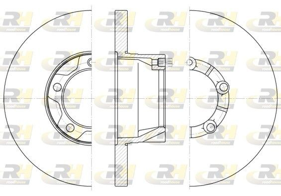 ROADHOUSE Brake disc Article number: 6543.00 cheaply