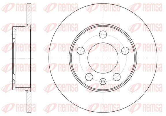 KAWE Brake disc Article number: 6547 00 cheaply
