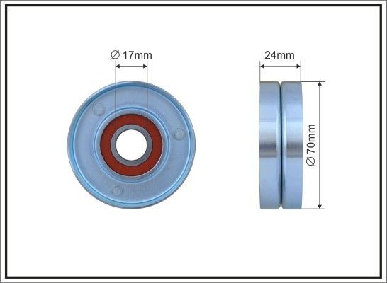 CAFFARO Tensioner pulley Article number: 66-90 cheaply