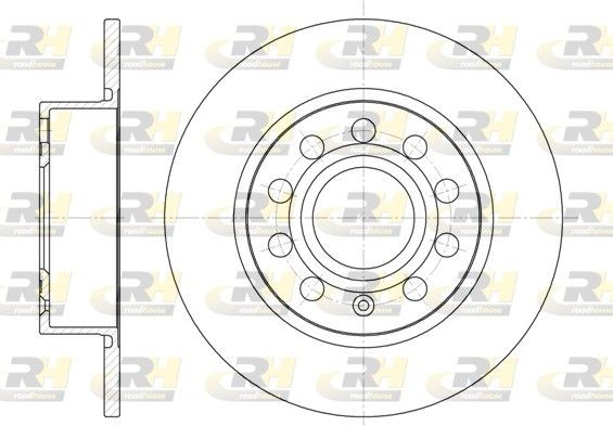 ROADHOUSE Brake disc Article number: 6649.00 cheaply