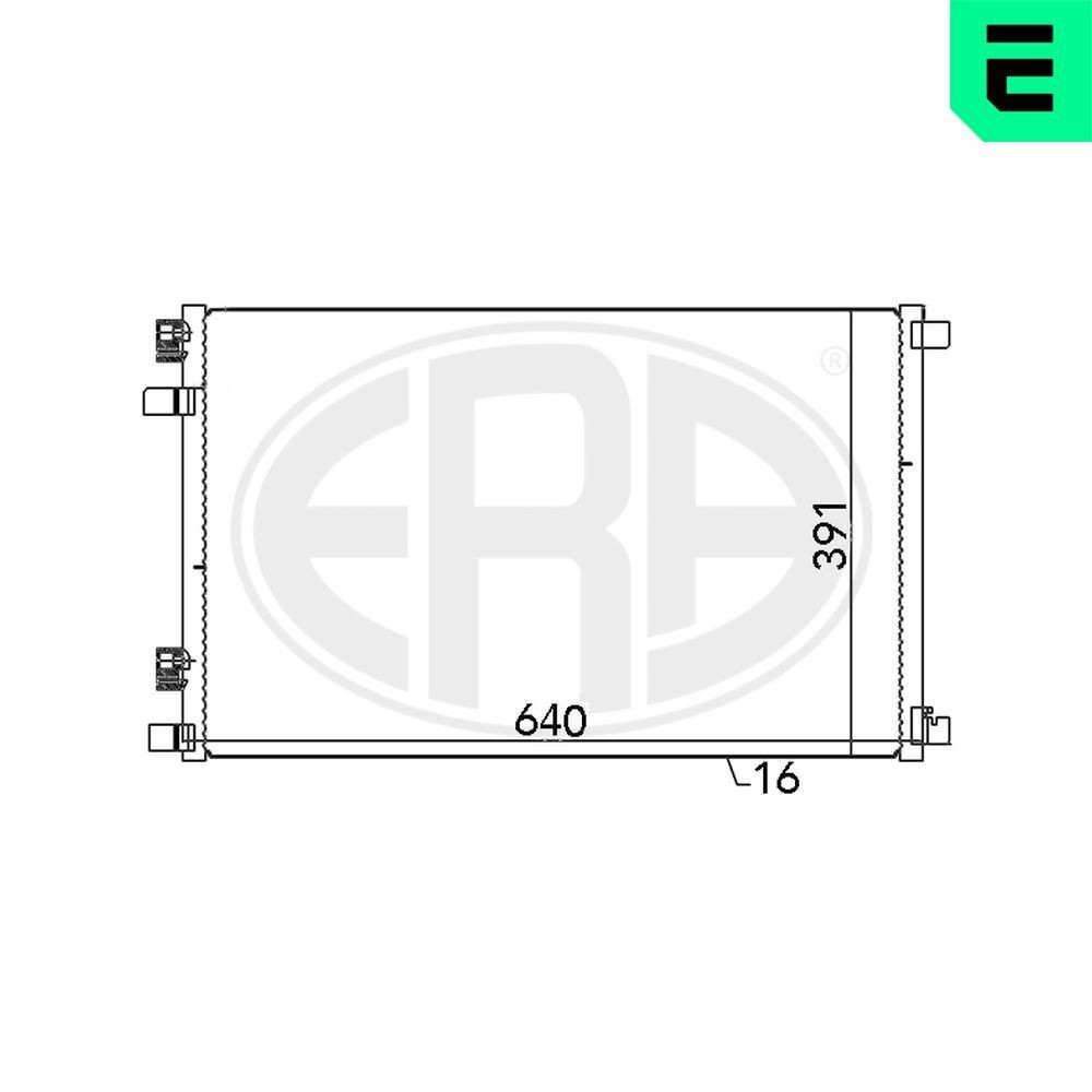 ERA Air conditioning condenser Article number: 667021 cheaply