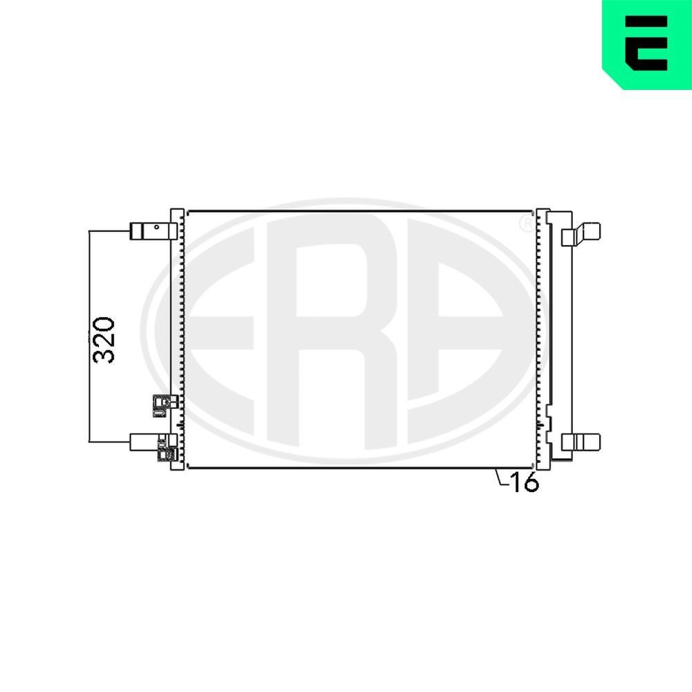 ERA Air conditioning condenser Article number: 667094 cheaply