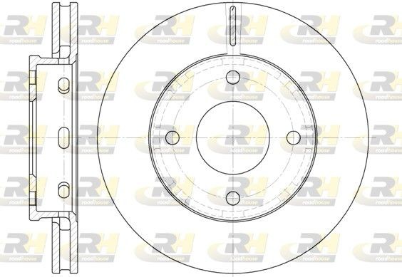 ROADHOUSE Brake disc Article number: 6680.10 cheaply