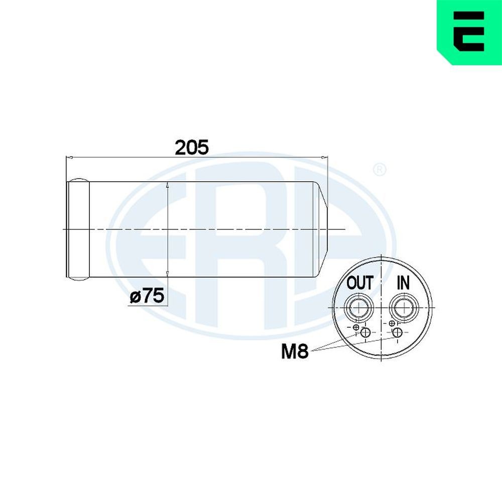 ERA Tørfilter aircondition Varenummer: 668004 billige
