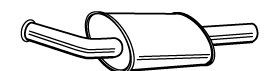 VEGAZ Middle silencer Article number: RS-359 cheaply
