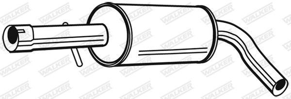 WALKER Middle silencer Article number: 22719 cheaply