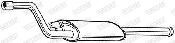 WALKER Middle silencer Article number: 22927 cheaply