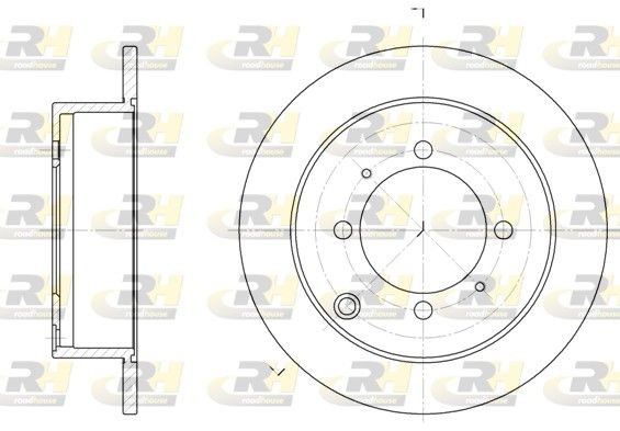 ROADHOUSE Brake disc Article number: 6838.00 cheaply