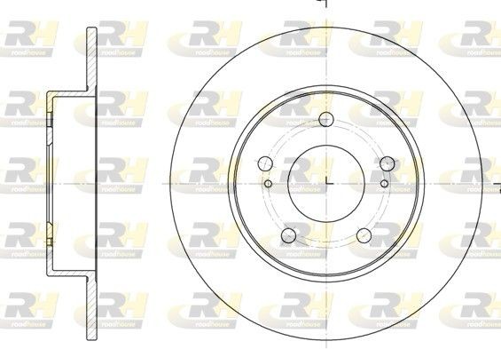 ROADHOUSE Brake disc Article number: 6909.00 cheaply