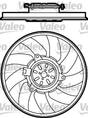 VALEO Fan, radiator Article number: 696026 cheaply