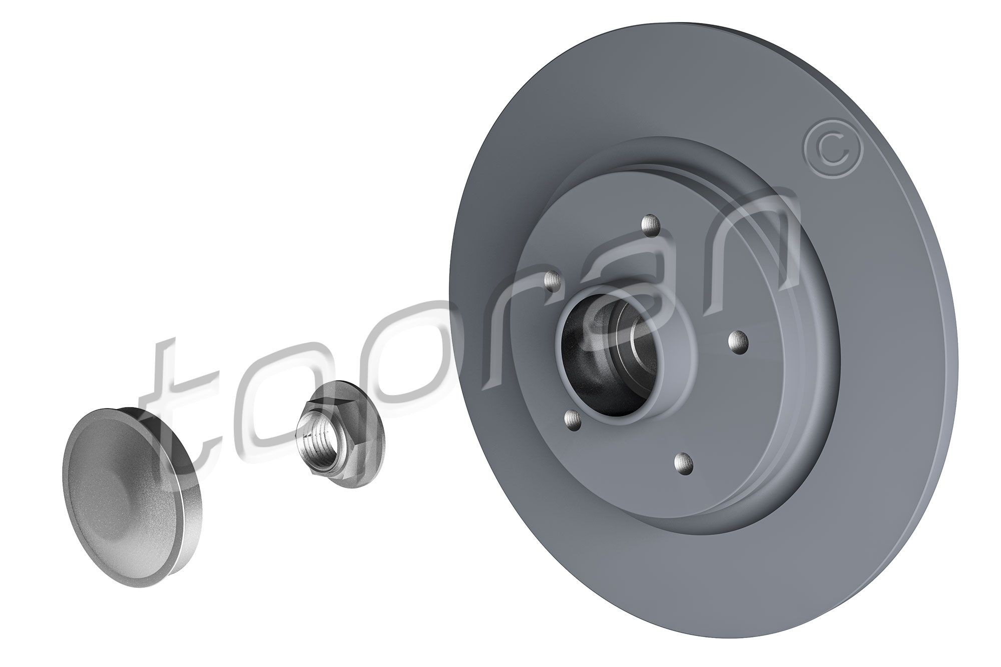 TOPRAN Brake disc Article number: 700 819 cheaply