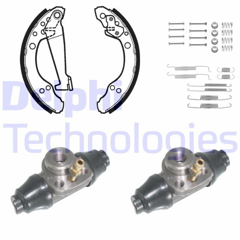 DELPHI Brake Shoe Set Article number: 719 cheaply