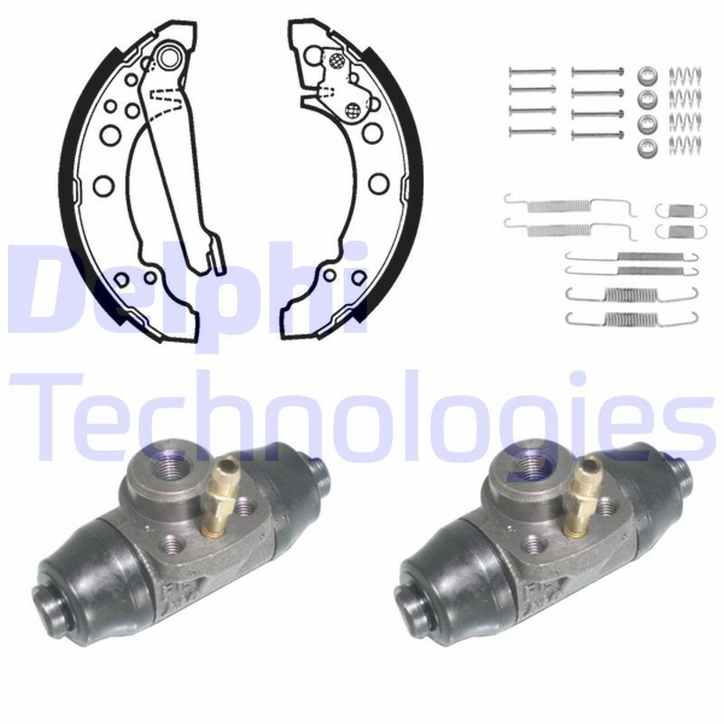 DELPHI Brake Shoe Set Article number: 791 cheaply