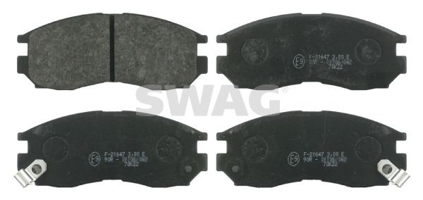 SWAG Brake pad set Article number: 80 91 6327 cheaply