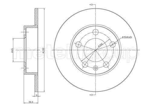 CIFAM Brake disc Article number: 800-1694C cheaply