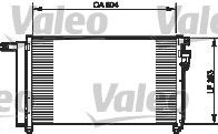 VALEO Air conditioning condenser Article number: 814349 cheaply