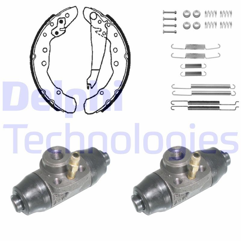 DELPHI Brake Shoe Set Article number: 880 cheaply