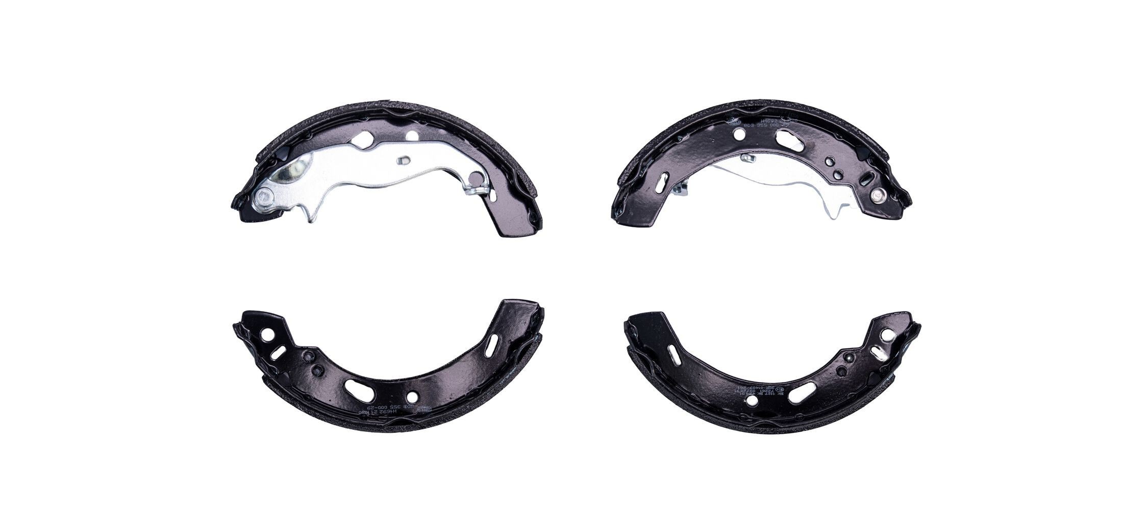 HELLA Brake Shoe Set Article number: 8DB 355 000-291 cheaply