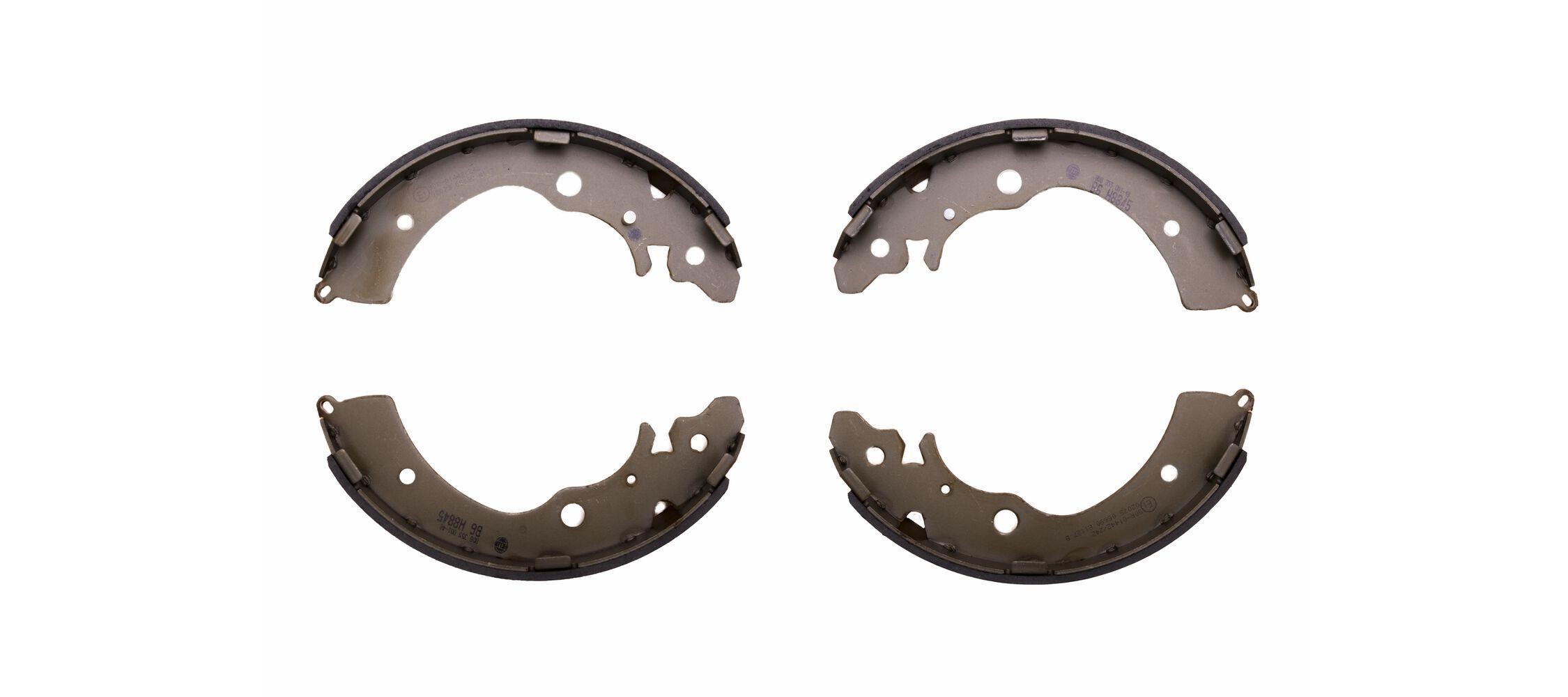 HELLA Brake Shoe Set Article number: 8DB 355 001-481 cheaply