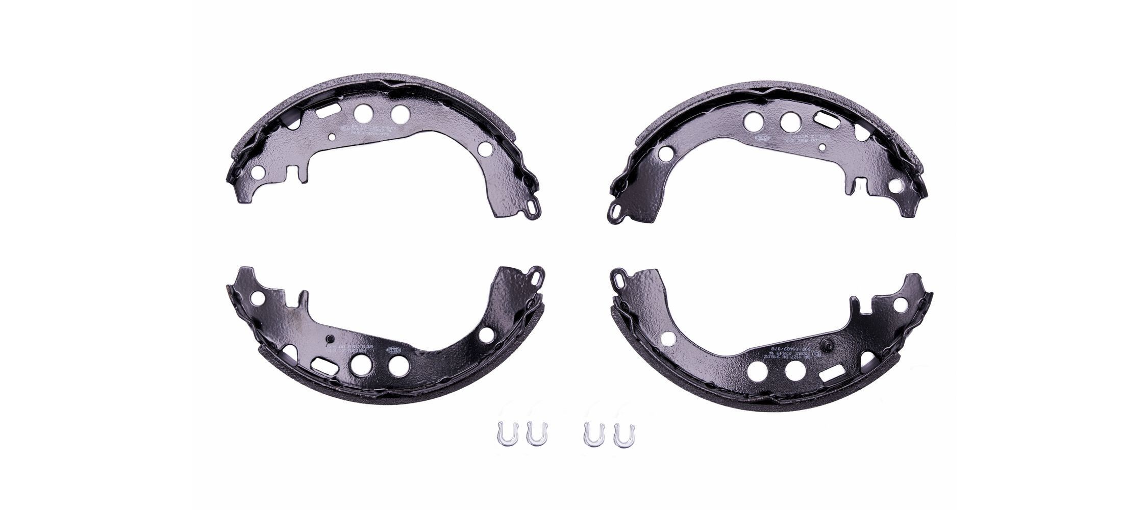 HELLA Brake Shoe Set Article number: 8DB 355 001-771 cheaply