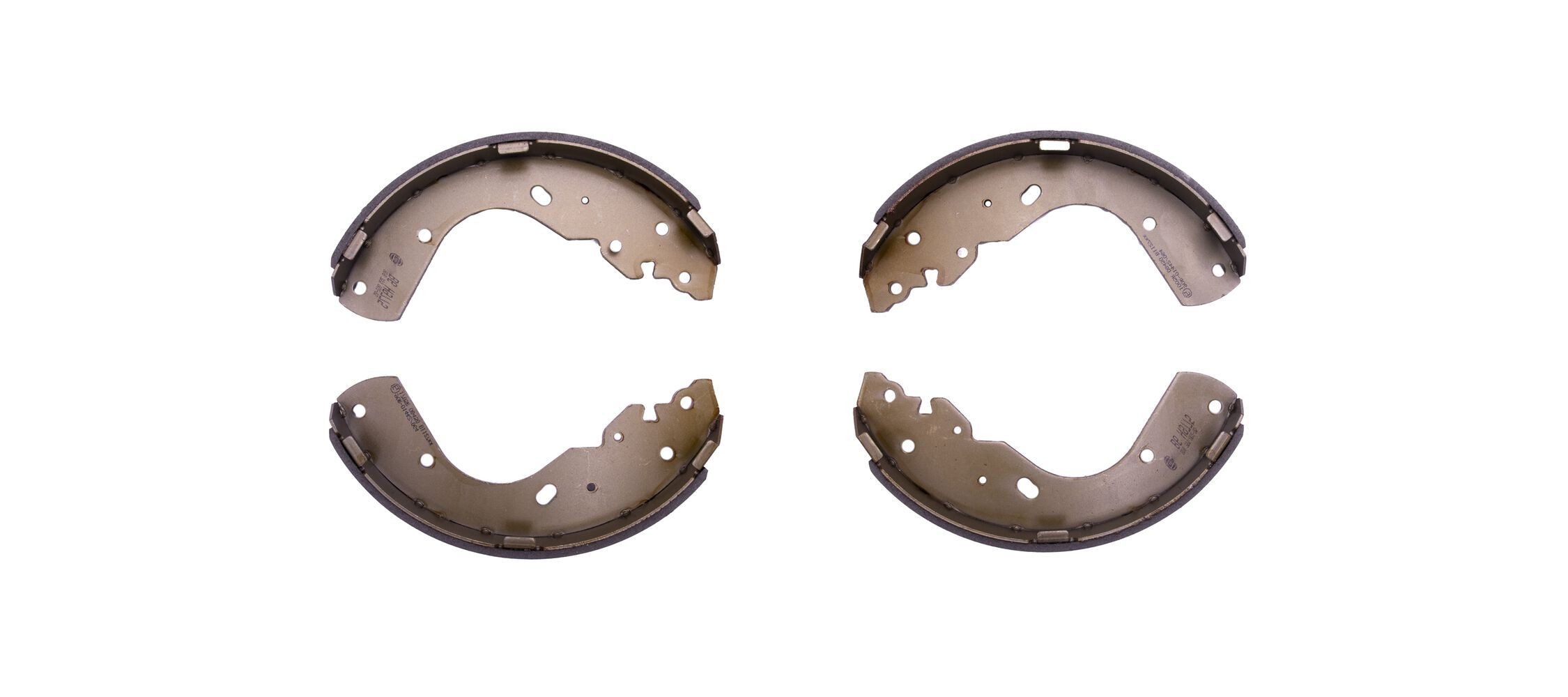 HELLA Brake Shoe Set Article number: 8DB 355 002-851 cheaply