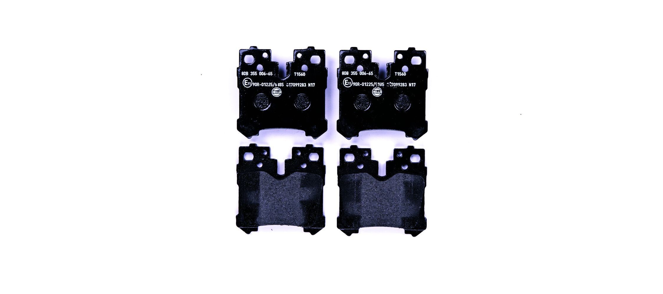 HELLA Brake pad set Article number: 8DB 355 006-651 cheaply