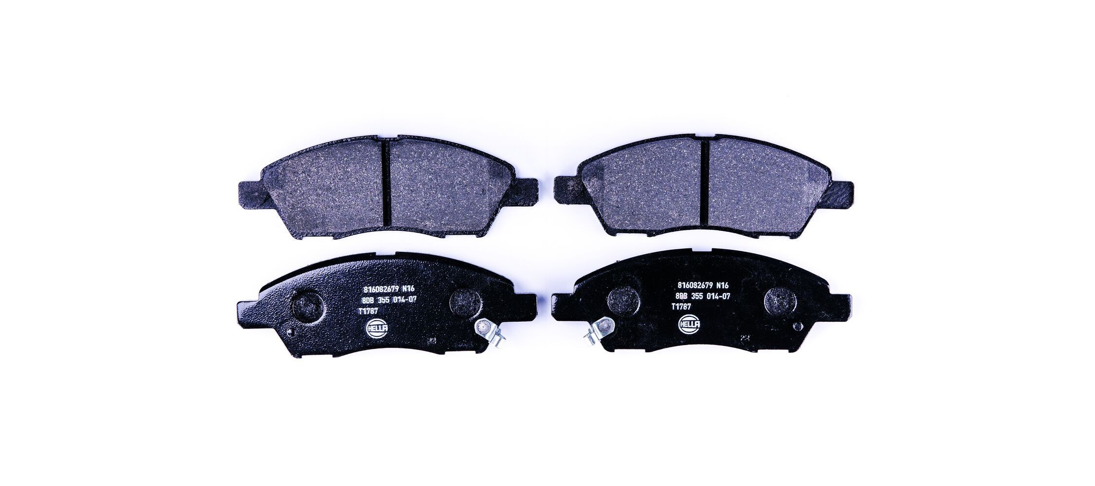 HELLA Brake pad set Article number: 8DB 355 014-071 cheaply
