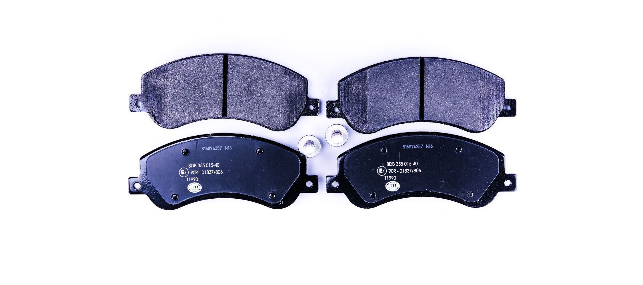 HELLA Brake pad set Article number: 8DB 355 015-401 cheaply