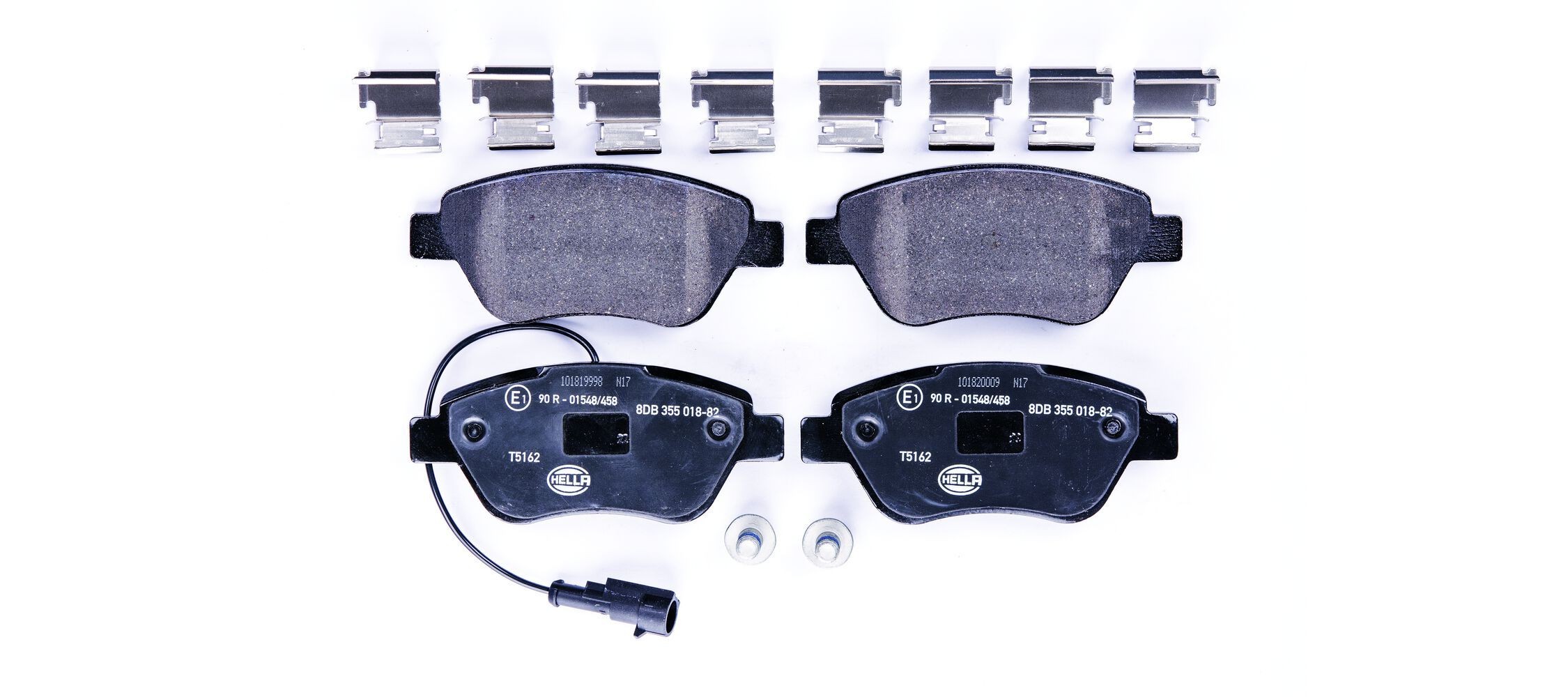 HELLA Brake pad set Article number: 8DB 355 018-821 cheaply