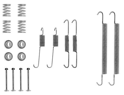 HELLA 8DZ 355 200-441 Accessory Kit, brake shoes SCÉNIC 1.9 dTi 80 PS Diesel 2003