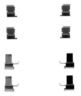 HELLA 8DZ 355 202-871 Σετ βοηθ. εξαρτημάτων, τακάκια φρένων MR 2 2.0 (SW20) 225 PS Βενζίνη 1999