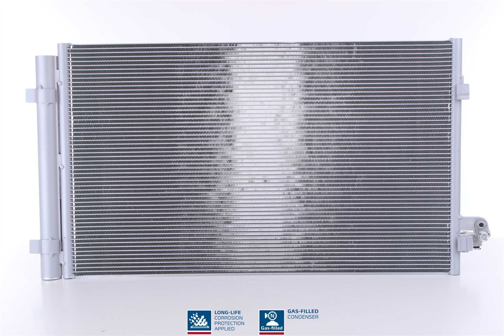NISSENS Air conditioning condenser Article number: 940750 cheaply