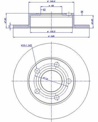 VEMA Brake disc Article number: 98572 cheaply