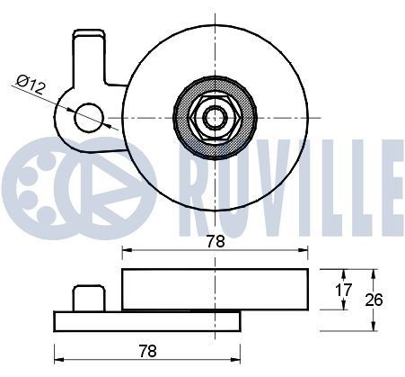 RUVILLE Axle bush Article number: 986631 cheaply