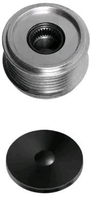 HELLA Alternator Freewheel Clutch Article number: 9XU 358 038-331 cheaply