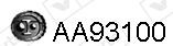 VENEPORTE Rubber Strip, exhaust system Article number: AA93100 cheaply