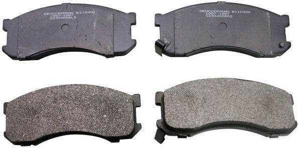 DENCKERMANN Brake pad set Article number: B110406 cheaply