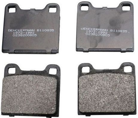 DENCKERMANN Brake pad set Article number: B110835 cheaply