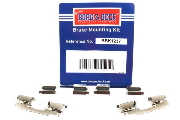 BORG & BECK BBK1237 Monteringssæt til bremseklodser NOTE 1.6 109 HK Benzin