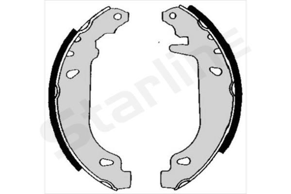 STARLINE Brake Shoe Set Article number: BC 04880 cheaply