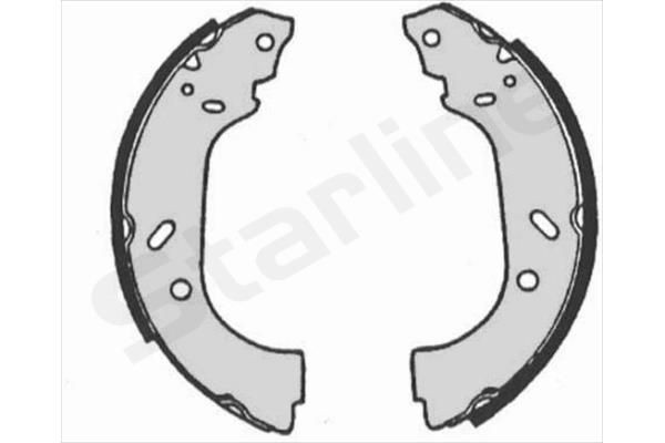 STARLINE Brake Shoe Set Article number: BC 07150 cheaply