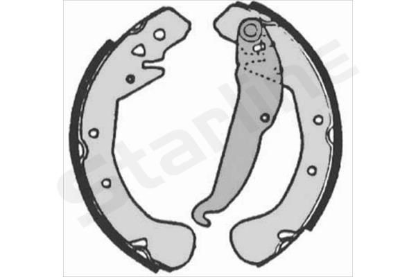STARLINE Brake Shoe Set Article number: BC 07200 cheaply