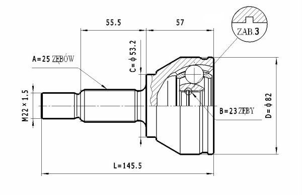 STATIM Joint kit, drive shaft Article number: C.191 cheaply