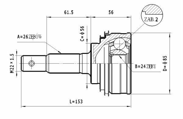 STATIM Joint kit, drive shaft Article number: C.583 cheaply